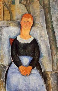 The Beautiful Grocer — Amedeo Clemente Modigliani