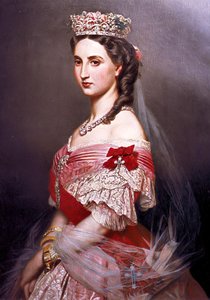 Portrait Of Charlotte Of Belgium — Franz Xavier Winterhalter