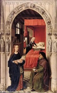 St John The Baptist Altarpiece - Left Panel — Rogier Van Der Weyden, Baroque