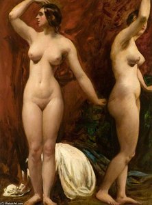 Studies Of A Female Model — William Etty