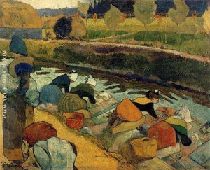 Washerwomen at the Roubine du Roi. Arles