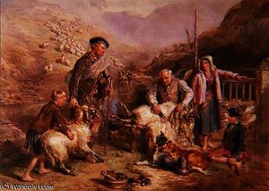 Sheep Shearing — John Frederick Tayler