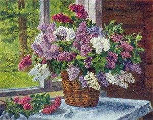Lilacs By The Window — Pyotr Konchalovsky