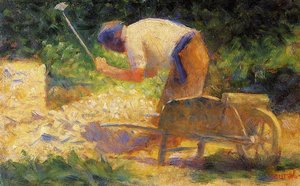 Stone Breaker And Wheelbarrow, Le Raincy — Georges Seurat, Neo-impressionism