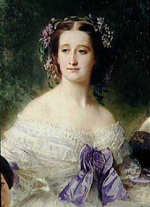 Portrait De L'impératrice Eugénie Entourée De Ses Dames D'honneur — Franz Xavier Winterhalter