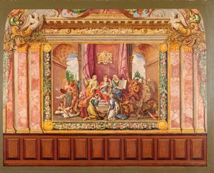 Queen's Drawing Room, Hampton Court (scale Copy) — Vivian Charles Hardingham