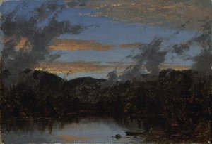 Mist Rising At Sunset In The Catskills — Sanford Robinson Gifford