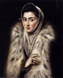 A Lady In A Fur Wrap — El Greco, Mannerist Expressionism