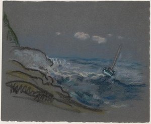 Boat In Distress — Arthur B. Davies