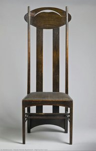 High-backed Chair — Charles Rennie Mackintosh