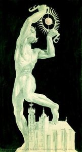 Copernicus Capturing The Sun — Stanisław Szukalski