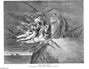Devils And Virgil — Paul Gustave Doré