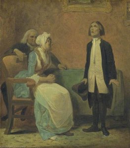 Scene From Bickerstaffe's Play 'the Hypocrite' — Robert Smirke