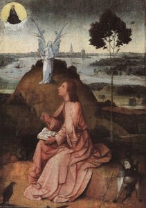 St John On Patmos — Hieronymus Bosch, Renaissance Painting