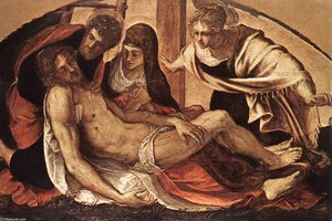 The Deposition — Jacopo Tintoretto, Baroque