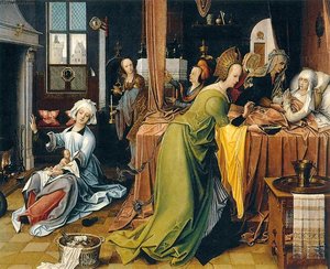 Birth Of The Virgin — Jan De Beer