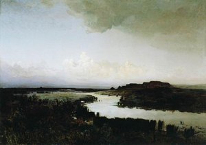 Steppe In The Evening — Arkhip Ivanovich Kuindzhi, Romanticism