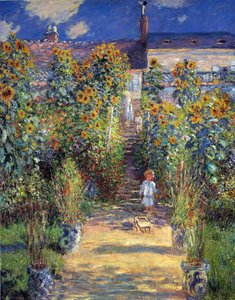 's Garden At Vetheuil — Claude Monet