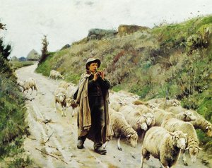 Return Of The Flock — Charles Sprague Pearce