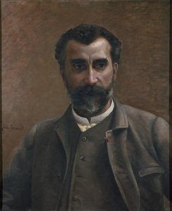 Portrait du statuaire Henri Ding