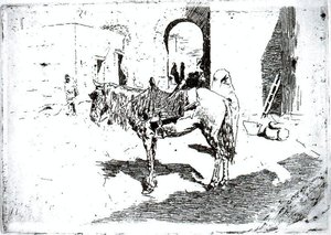Moroccan Horse — Mariano Fortuny