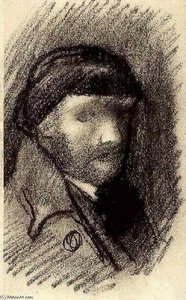 Self-portrait With Cap — Vincent Willem Van Gogh