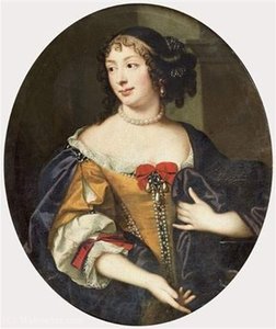 Portrait of a young woman in bust