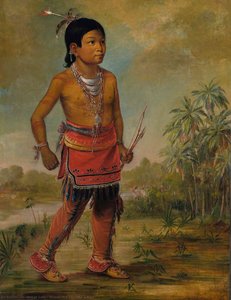 Osceola Nick A No Chee, A Boy — George Catlin, Romanticism