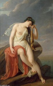 Sappho On The Leucadian Cliff — Pierre Narcisse Guérin, Neoclassical Revival