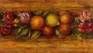 Garland Of Fruit And Flowers — Pierre-auguste Renoir