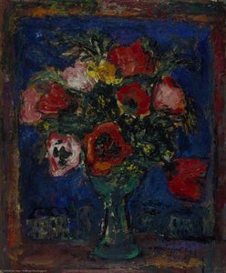 Poppies Against The Night Sky — William Mactaggart, Expressionism