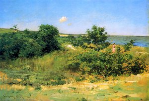Shinnecock Hills, Peconic Bay — William Merritt Chase, American Impressionism