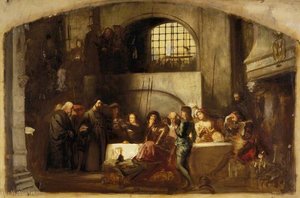 George Wishart Administering The Sacrament In The Prison Of The Castle Of St Andrews On The Day Of His Execution — Thomas Duncan