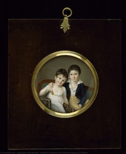 Portrait Of Adeline And Charles Leigneux Of Anhalt — Augustus Jules Bouvier