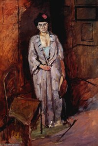 Madame Matisse En Japonaise Huile Sur Toile Collection Particulière — Henri Matisse, Fauvism