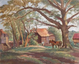 A Stableyard — Ethelbert White
