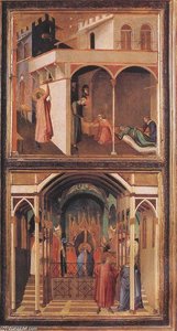 Scenes Of The Life Of St Nicholas — Ambrogio Lorenzetti, International Gothic
