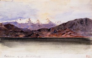 The Coast Of Spain At Salabrena — Eugène Delacroix, Romanticism