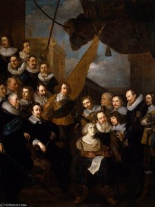 Captain Bicker-s Company Waiting To Welcome Marie De Medicis....n September — Joachim Von Sandrart