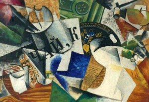 Still Life With Tray — Lyubov Sergeyevna Popova