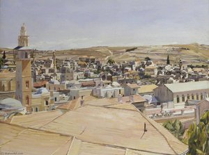 Jerusalem, Looking To Mount Scopus — David Bomberg