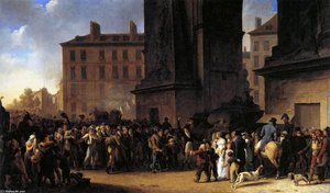 Departure Of The Conscripts In 1807 — Louis Léopold Boilly, Romantic Realism