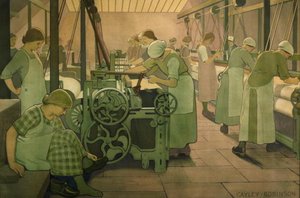 British Industries - Cotton — Frederick Cayley Robinson