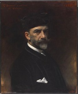 Self Portrait Leon Bonnatt — Léon Joseph Florentin Bonnat