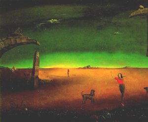 Composition - Portrait Of Mrs. Eva Kolsman — Salvador Dalí