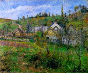 Le Valhermeil, Near Pontoise — Camille Pissarro, Impressionism