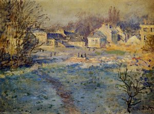 White Frost — Claude Monet