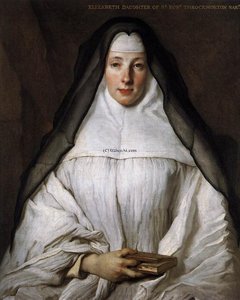 Elizabeth Throckmorton, Canoness Of The Order Of The Dames Augustines Anglaises — Nicolas De Largillière, Baroque
