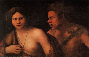 Nymph And Satyr — Dosso Dossi (giovanni Di Niccolò De Luteri)