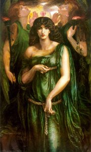 Syrian Astarte — Dante Gabriel Rossetti, Pre-raphaelite